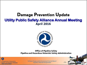 PHMSA - Damage Prevention