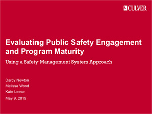 Evaluating Public Safety Engagment