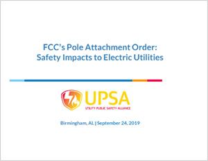 FCC’s Pole Attachment Order and Its Impacts to the Electric Utility